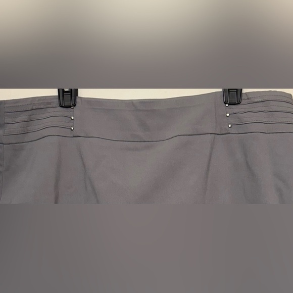 JM Collection Gray Midi Pencil Skirt - Picture 5 of 9